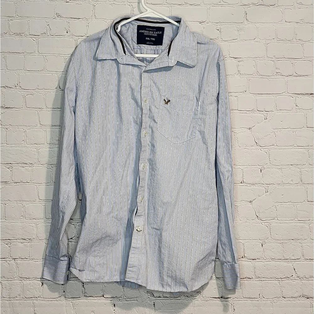 Men's American Eagle button-down longsleeve, size XXL